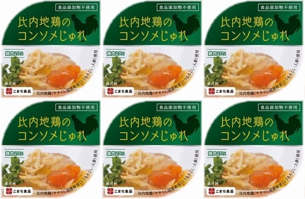 無添加　比内地鶏のコンソメじゅれ【缶詰】　６缶セット